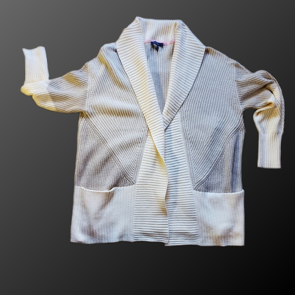 Scraf Collar Cardigan by Isaac Mizrahi Live - Picture 5 of 8